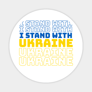 I Stand With Ukraine Magnet